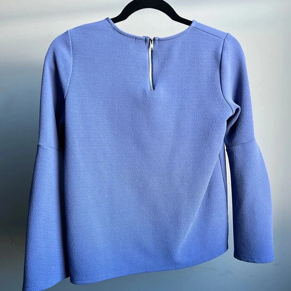 Green Envelope by Los Angeles Purple Top with Bell Sleeves | 70s | Bell Sleeves - Picture 6 of 7